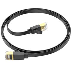 Мережевий кабель для інтернету HOCO US07 General |1м/RJ45/cat-6| Чорний