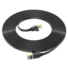 Мережевий кабель для інтернету HOCO US07 General |10м/RJ45/cat-6| Чорний