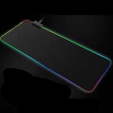 Килимок для миші 300*800мм з яскравим RGB-підсвічуванням JEQANG JM-113 Чорний