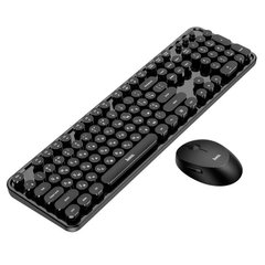 Набір клавіатура + миша безпровідний HOCO DI25 |ENG/RU/UA| Чорний