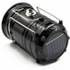 Кемпінговий ліхтар світлодіодний акумуляторний на сонячній батареї Magic Camplight 5800T 6LED+1W Power Bank Чорний