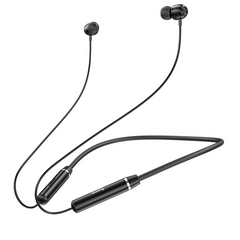 Бездротові навушники вакуумні з мікрофоном Bluetooth навушники для спорту HOCO ES53 Чорний