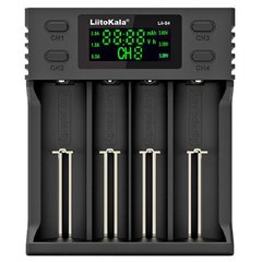Інтелектуальний зарядний пристрій Liitokala Lii-S4 4 канала Ni-Mh/Li-ion/LiFePo4 USB LCD