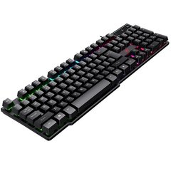 Мембранна ігрова клавіатура з підсвічуванням провідна HAVIT HV-KB504L |ENG/RU/UA| Чорний