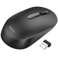 Мишка безпровідна комп'ютерна HOCO GM14 |2.4G, 1200dpi, 3 кнопки| Чорний