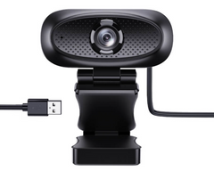 Web Камера для комп'ютера / ноутбука HOCO USB Computer Camera DI11 |2KHD, 4Mpx, 1.5m| Чорний
